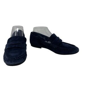 Born Shoes Womens Size 7 Barnstable Loafers Blue Suede Slip On‎ Comfort Shoes